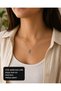 Orivessa Minimal Heart Hoop Women's Necklace 316L Stainless Steel Silver Color Necklace