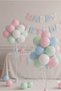 Pastel Macaron Balloon Set 20Pcs 11 Inch Pink Macaron Blue Macaron Green White Birthday Baby Shower Party Decoration Balloons Decor