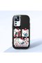 Mi 12t Compatible Case Camera Protector Black Silicone Couple Phone Case Kitty Pattern