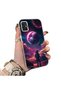 Samsung Galaxy A51 Compatible Silicone Edge Hard Back Case Couple Phone Case Planet Pattern
