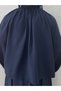 Yağmurnur Gathered Collar Lace-Up Skirt Suit-Ek625 Navy Blue - 6
