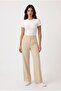 Women's High Waist Palazzo Classic Fabric Trousers El-5242 - 2