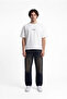 Men's Perfecte Printed Crop Oversize T-Shirt Ecru - 8