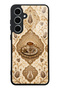 Samsung S24 Fe Ivory Ottoman Coffee Designed Glossy Phone Case