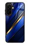 Samsung A26 Sapphire Gold Edge Design Glossy Phone Case