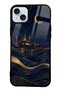iPhone 15 Plus Golden Crescent Bosphorus Design Glossy Phone Case