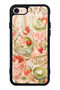iPhone 7 Blush Matcha Garden Design Glossy Phone Case