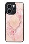 Oppo Reno 15 Pro Glossy Phone Case with Blush Ottoman Rose Design
