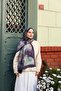 Allure Abstract Floral Pattern Tencel Shawl - 2