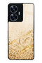 Realme C55 Golden Heart Glow Design Glossy Phone Case