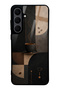 Samsung S25 Fe Black Mocha Coffee Design Glossy Phone Case