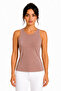 Milky Brown Viscose Soft Textured Athlete Body T-Shirt 2108