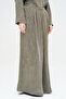 Women's Ultra Wide Leg Pleated Solid Color Palazzo Trousers - 2