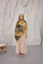 Sunshine Series Patterned Cotton Soft Shawl Women's Colorful Shawl - 3