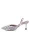 228 208 26Ya Women's Evening Dress Shoes Silver - 3