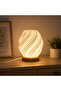 مصباح طاولة LED للطباعة ثلاثية الأبعاد مزود بكابل USB وغطاء مزخرف مقاس 18 × 14 سم بتصميم عصري - 3