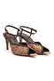Rsd 17435 Metal Toe Detail Sequined Adjustable Heels - 2