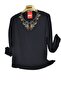 Plus Size Crinkle -Shile Cloth -Amazingly Worked Bluz