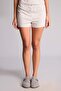 Regular Fit Thin Strap Ribbed Pajama Set with Strappy Shorts H4197Ax26Au - 5