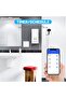 Smart WiFi Touch Wall Switch with Voice Control, Alexa Compatible, Glass Touch Panel, Timer Function, WiFi & Bluetooth, Overload Protection, AC 100–240V - 8