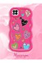 Redmi 9C Compatible Case Camera Protector Red Silicone Couple Phone Case Heart Pattern - 2