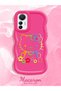 Mi 12 Lite Compatible Case Camera Protector Red Silicone Couple Phone Case Kitty Pattern - 2