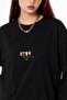 Women's Long Sleeve T-Shirt Coffee Ritual Printed Black – Stretchy Fabric, Comfortable Fit, Crew Neck - 2