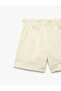 Cotton Elastic High Waist Basic Shorts - 5