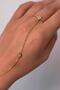 Steel Zircon Sun Detailed Handcuff Şahmeran Gold - 3