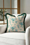 Hunting Themed Boho Design Fringed Pillowcase-Pastoral Country Green Black Tassel Throw Pillow Cover - 3