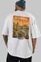 Istanbul Turkey 2 White Oversize Country City Back Printed Unisex T-Shirt 100% Cotton Premium - 5