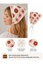 Knitted Triangle Pink Coffee Cream Bandana Alaçatı Hair Band Women Teen Girls Kids Summer Bohemian Vintage Korean Style Sunflower