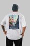 San Francisco Usa White Oversize Country City Back Printed Unisex T-Shirt 100% Cotton Premium - 2