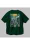 New York Usa 2 Green Oversize Country City Back Printed Unisex T-Shirt 100% Cotton Premium - 3
