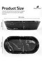 Marble Dough Bowl 10" Inches Black Key Bowl For Dining Table Décor, Ideal Decorative Bowl - 2
