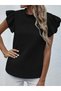 Women's Short Sleeve Ruffle Collar Wrap Blouse - 5