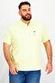 Men Classic Fit Short Sleeve Logo Print Polo T-shirt, Yellow
