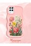 Samsung Galaxy M12 Compatible Case Camera Protector Pink Silicone Couple Phone Case Floral Pattern - 2
