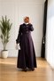 Jileli Denim Dress Stretchy Zero Sleeve Dress - Short Gold Buttoned Jacket |   Hijab Dress - 2