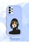 Samsung Galaxy A13 4g Compatible Case Camera Protector Blue Silicone Couple Phone Case Girl Pattern - 2