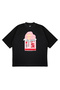 تي شيرت للجنسين بمقاس كبير من BAPE x Choco Bites مطبوع بقصة مربعة وقماش سميك (240 جرامًا لكل متر مربع)