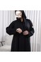 Plain Formal Linen Abaya - 4