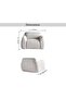 SOFTHAVEN SINGLE SEATER SOFA - OFF WHITE - 8