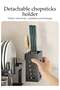 Dish Drying Rack with Drainer, 2 Tier Stainless Steel Kitchen Organizers, Double Layer Adjustable Set Kitchen Counter, Glass Holder (Black) - 6