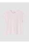 Lcw Vision Pink Crew Neck 100% Cotton Women's T-Shirt