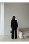 Women's Shirt with Stone Embroidery on Shoulders and Sleeves, Standard Pants Size Suit - 9