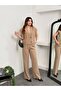 Women's Sleeveless Double-Breasted Blazer Vest Pants Set