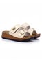 Mtx 1855 Oxford Velcro Buckle Daily Women's Comfortable Slippers - 5