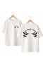 The World Is Yours Back and Front Chest Printed 100% Cotton Oversize Loose Regular Fit Crew Neck T-Shirt