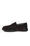 Black Nubuck Genuine Leather Men's Casual Shoes - 2